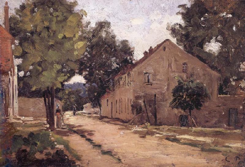 Camille Pissarro Road to Port-Marly Route de Port-Marly oil painting image